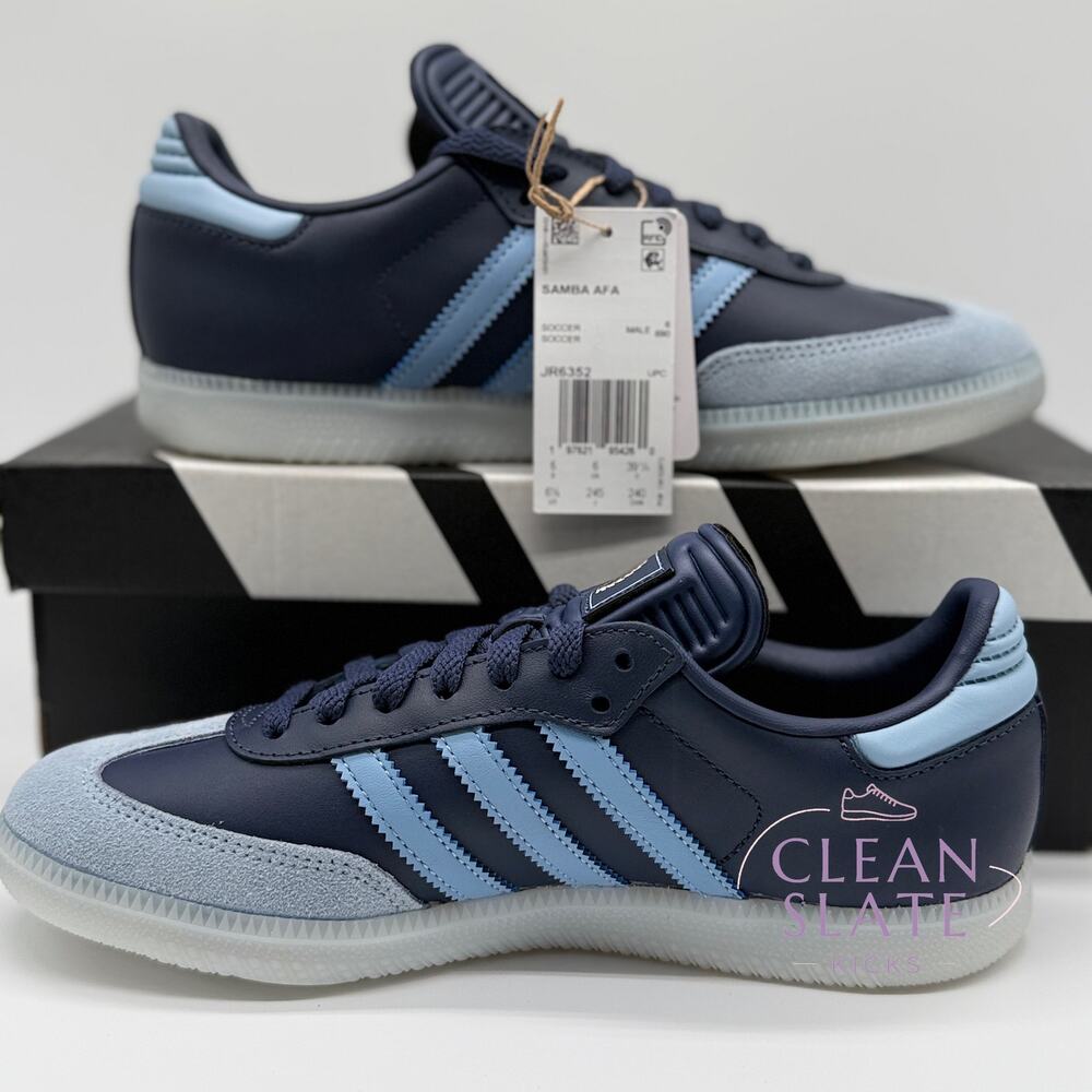 Adidas Samba AFA Argentina Navy/Gold Mens 5.5 Womens 6.5 NIB